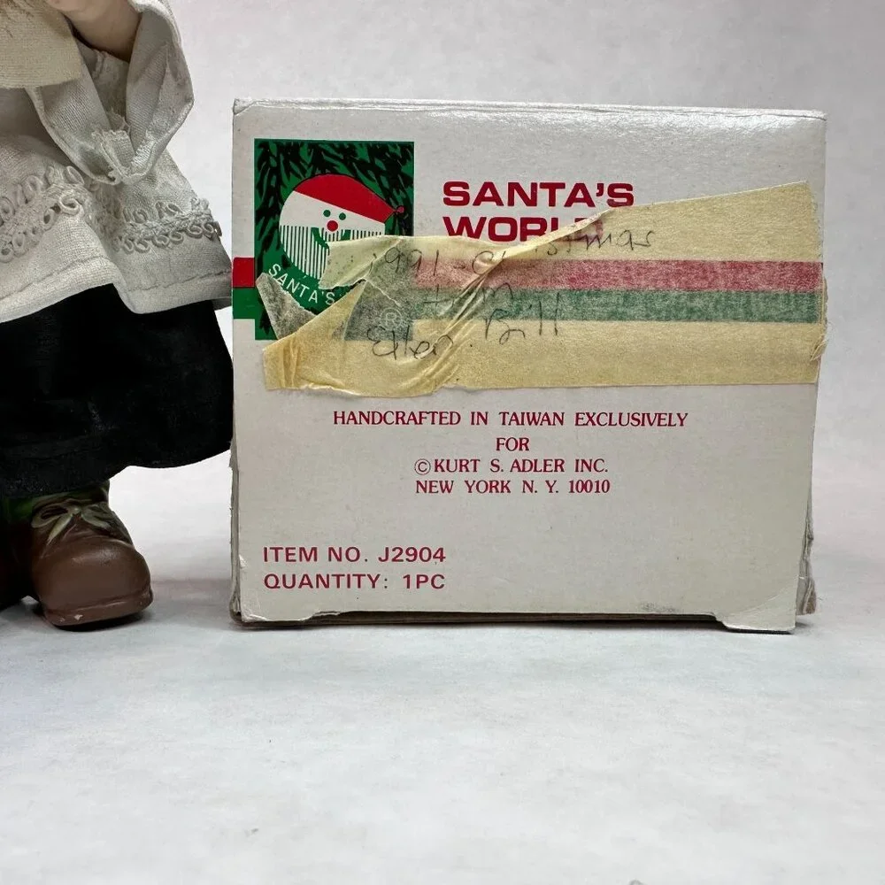 Kurt Adler Santas World Vintage Fabric Mache Choir Boy Christmas Decor in Box 7